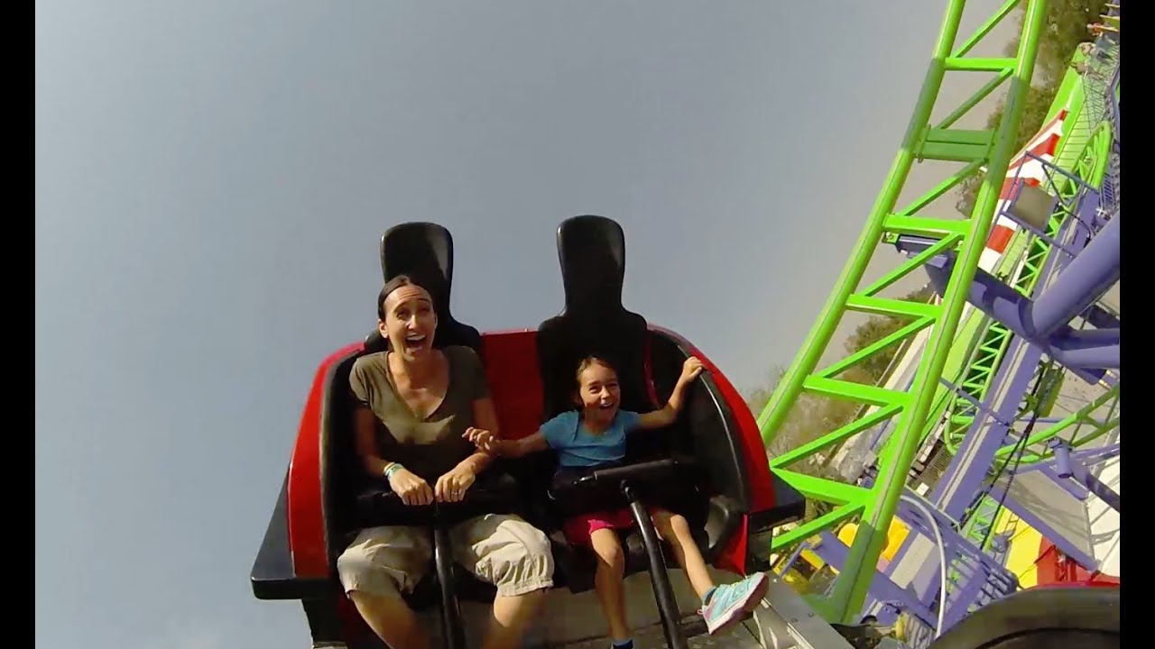 The Joker Spinning Roller Coaster POV Six Flags Mexico