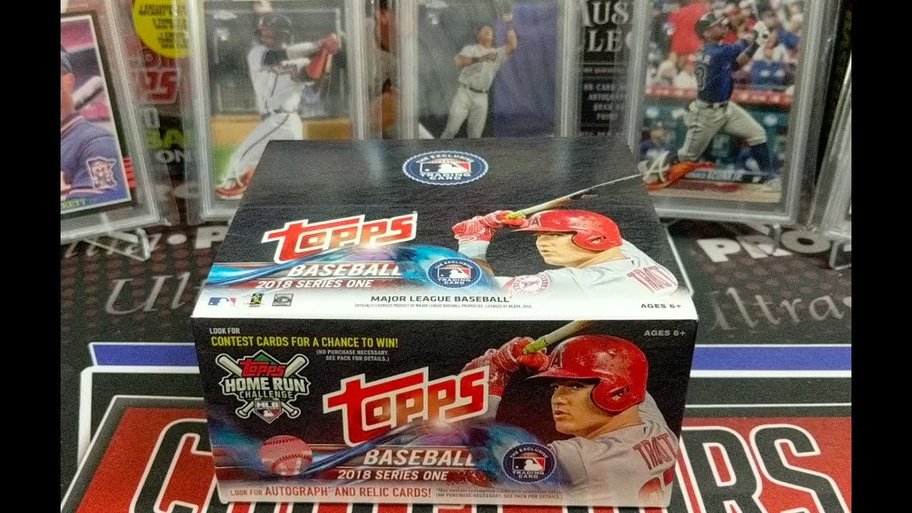 2018 Topps Series 1 Retail Box 24 Packs ** Top Rookie Cards **