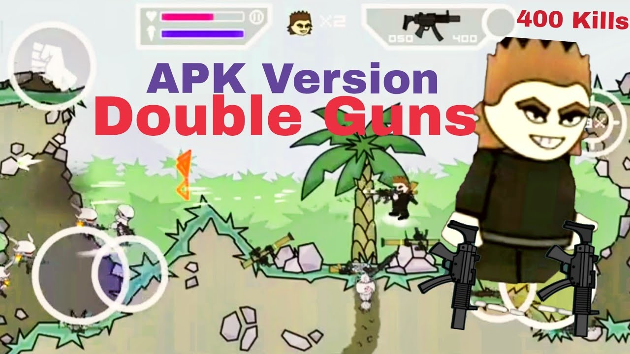 Can I Survive in the match? Playing Mini_Militia mod by sahadikr. in. Apk. Mini Militia.