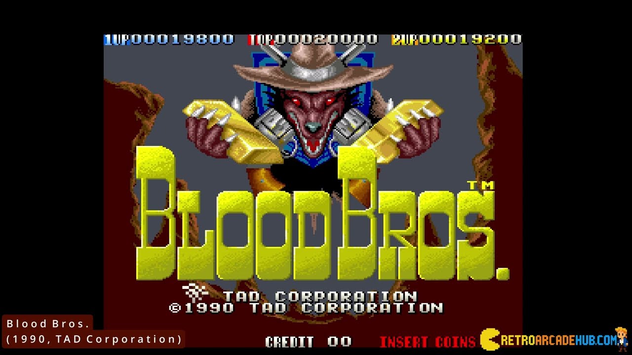 Blood Bros (1990, TAD Corporation) for ARCADE