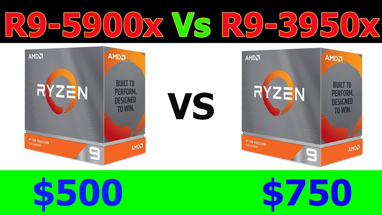 Ryzen 9-5900x Vs Ryzen 9-3950x  ||  4K, High Setting  Gaming Benchmarks.