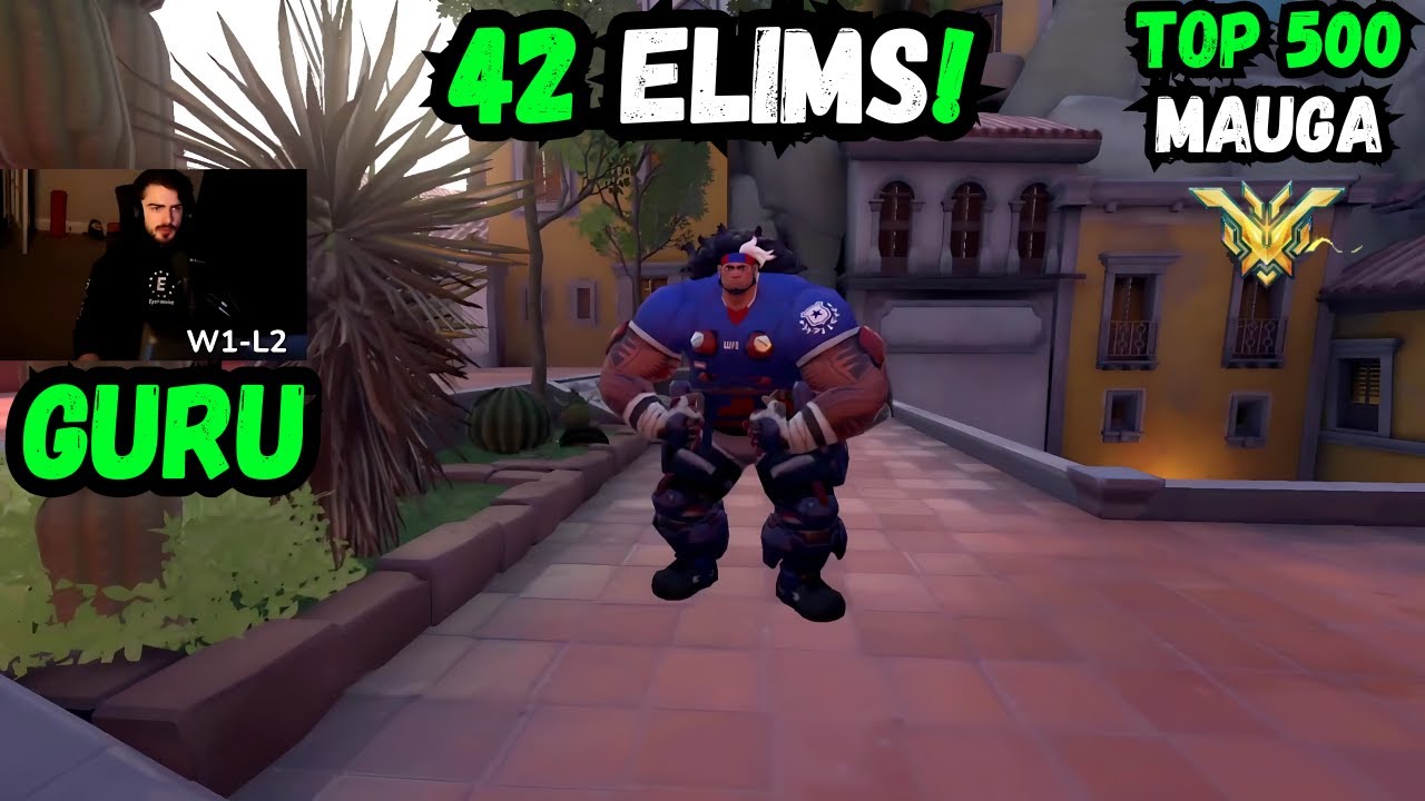 42 ELIMS! POTG! GURU TOP 500 MAUGA AND DVA GAMEPLAY - Overwatch 2 Season 13