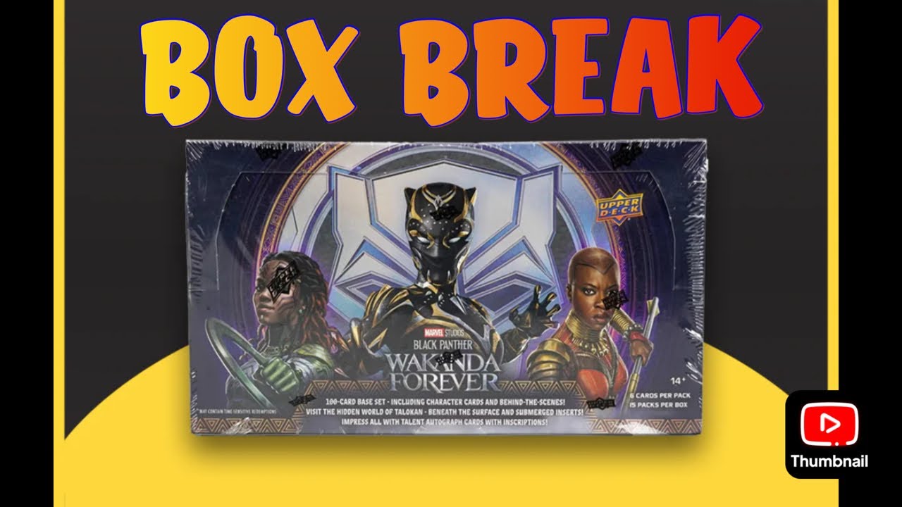 BOX BREAK | 2024 UPPER DECK MARVEL STUDIOS BLACK PANTHER WAKANDA FOREVER HOBBY BOX