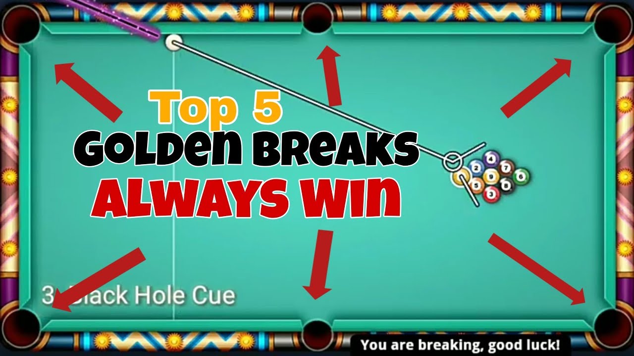Top 5 Latest Golden Breaks || Always Win | 9 Ball Trick Shots