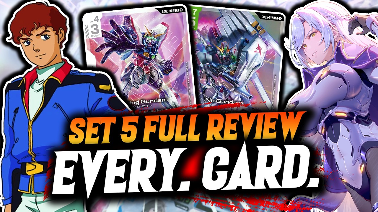 It's HERE! Gundam Card Game FULL SET REVIEW and Breakdown GD05 Freedom Ascension