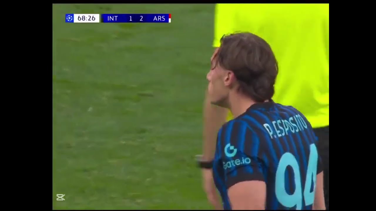 pio esposito vs Arsenal 