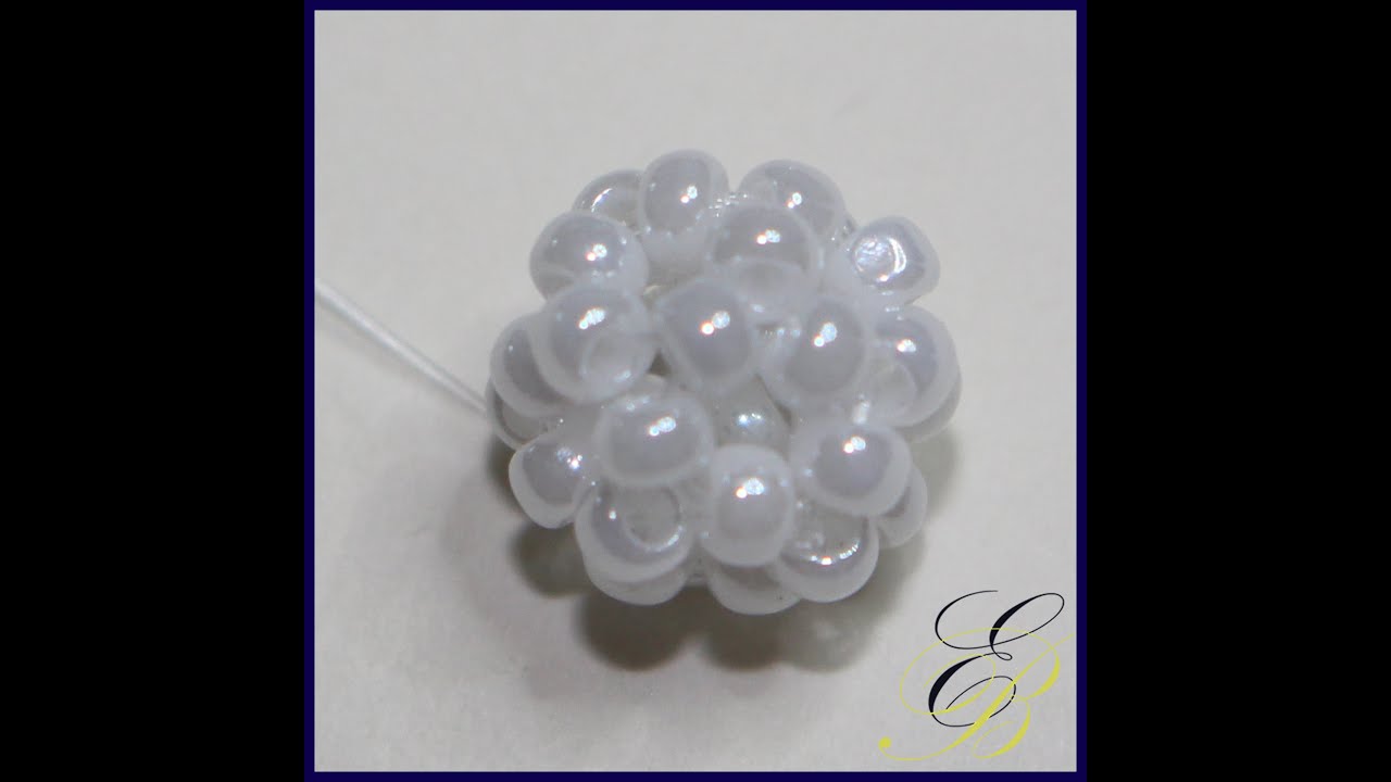 TUTO 01: boule en perle de rocaille