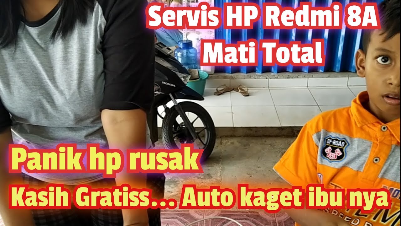 Kasih Surprise Gratis Servis HP Redmi 8A Rusak... Customer auto kaget
