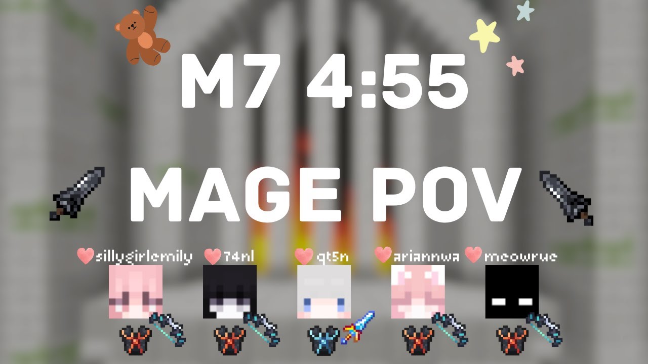 4:55 Legit M7 1.21 Mage POV | Hypixel Skyblock