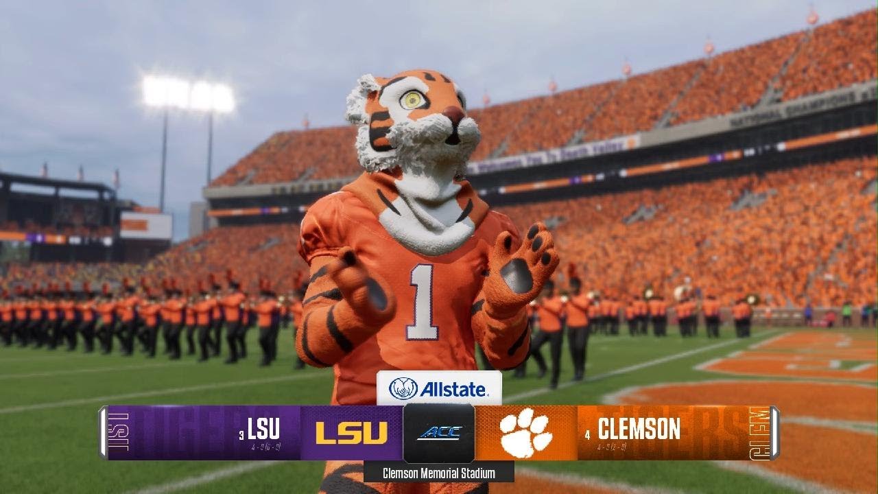 Week 7: 3 LSU @ 4 Clemson