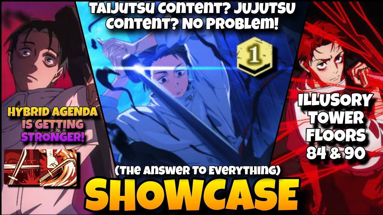 EXECUTIONER YUTA SLASHES HIS WAY THROUGH ILLUSORY TOWER! META HYBRID SHOWCASE! | JJK Phantom Parade