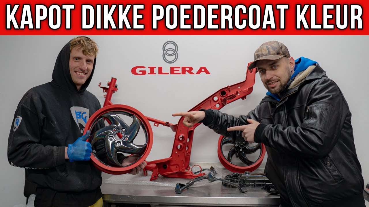 TERING zieke KLEUR voor mijn GILERA RUNNER PROJECT 🔥🔥🔥