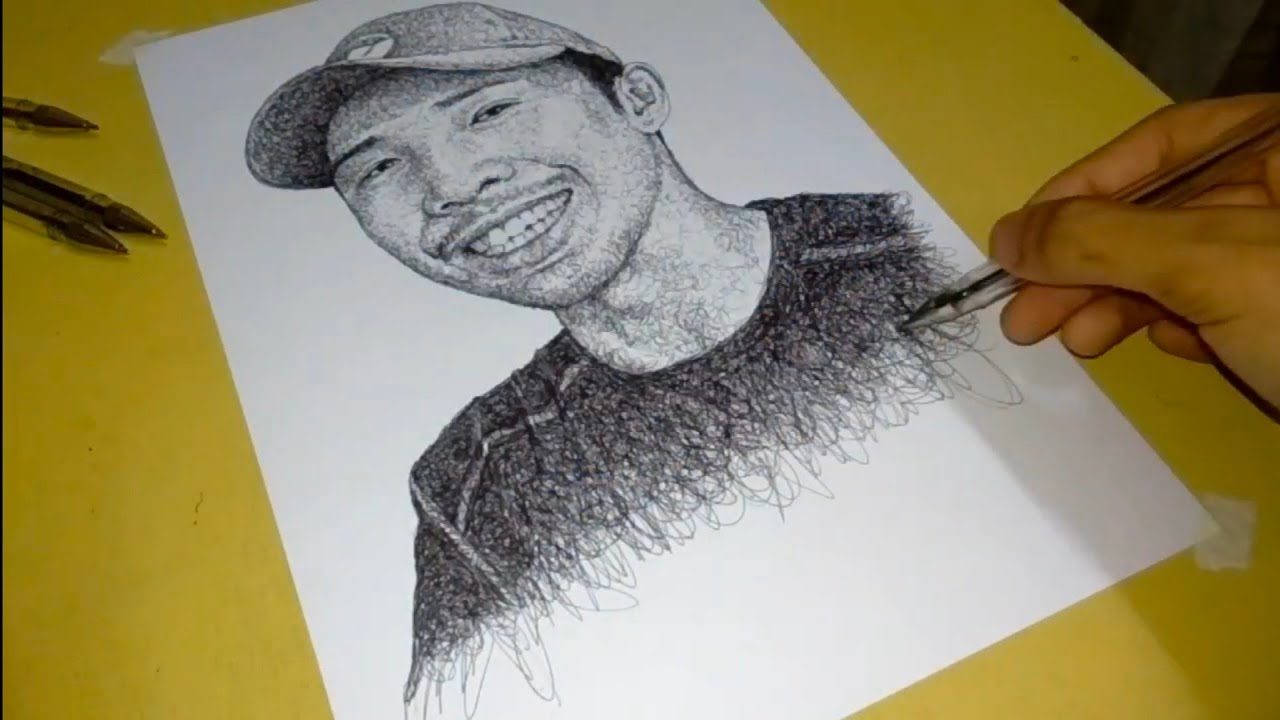 Llyan Austria Ballpoint Drawing (Timelapse)
