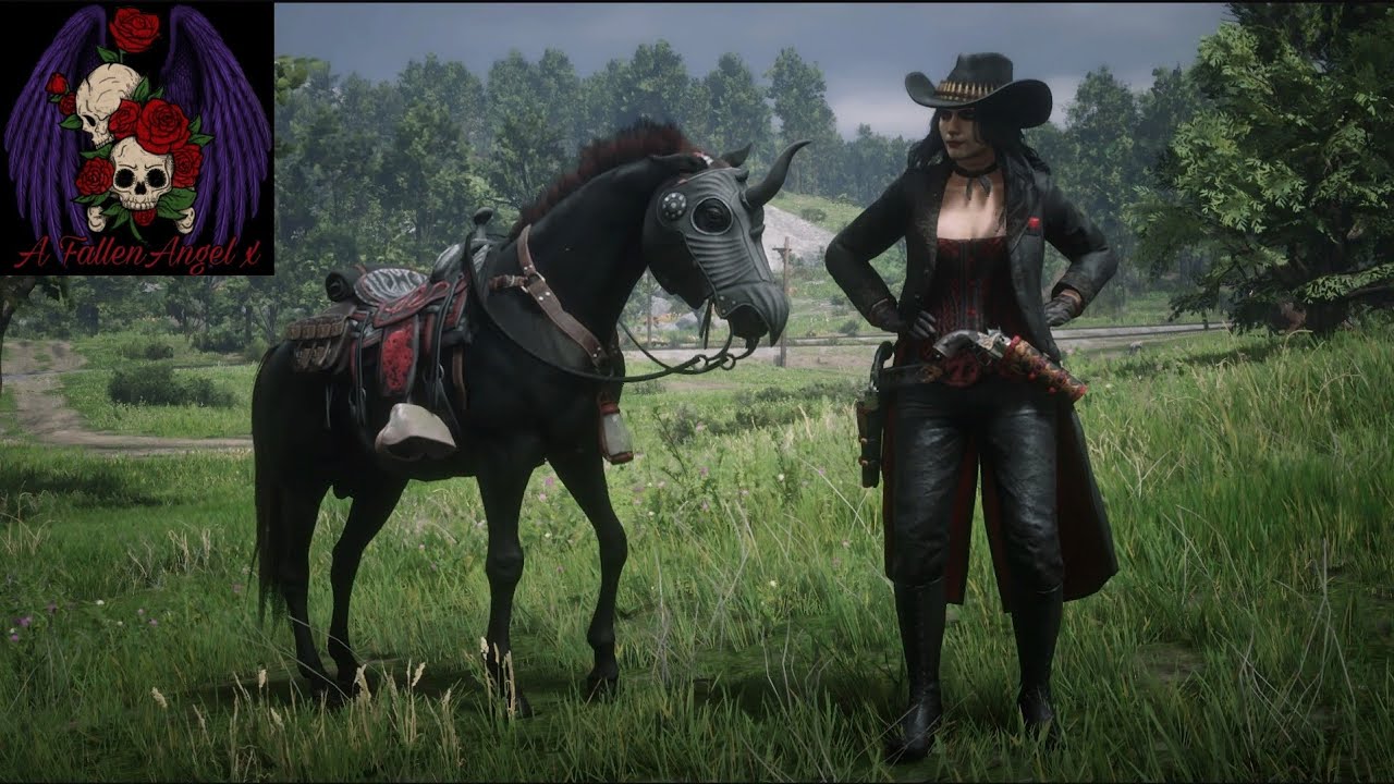 Red Dead Online Female Outfit Idea : Morning Tail Coat Outfit 2.0
