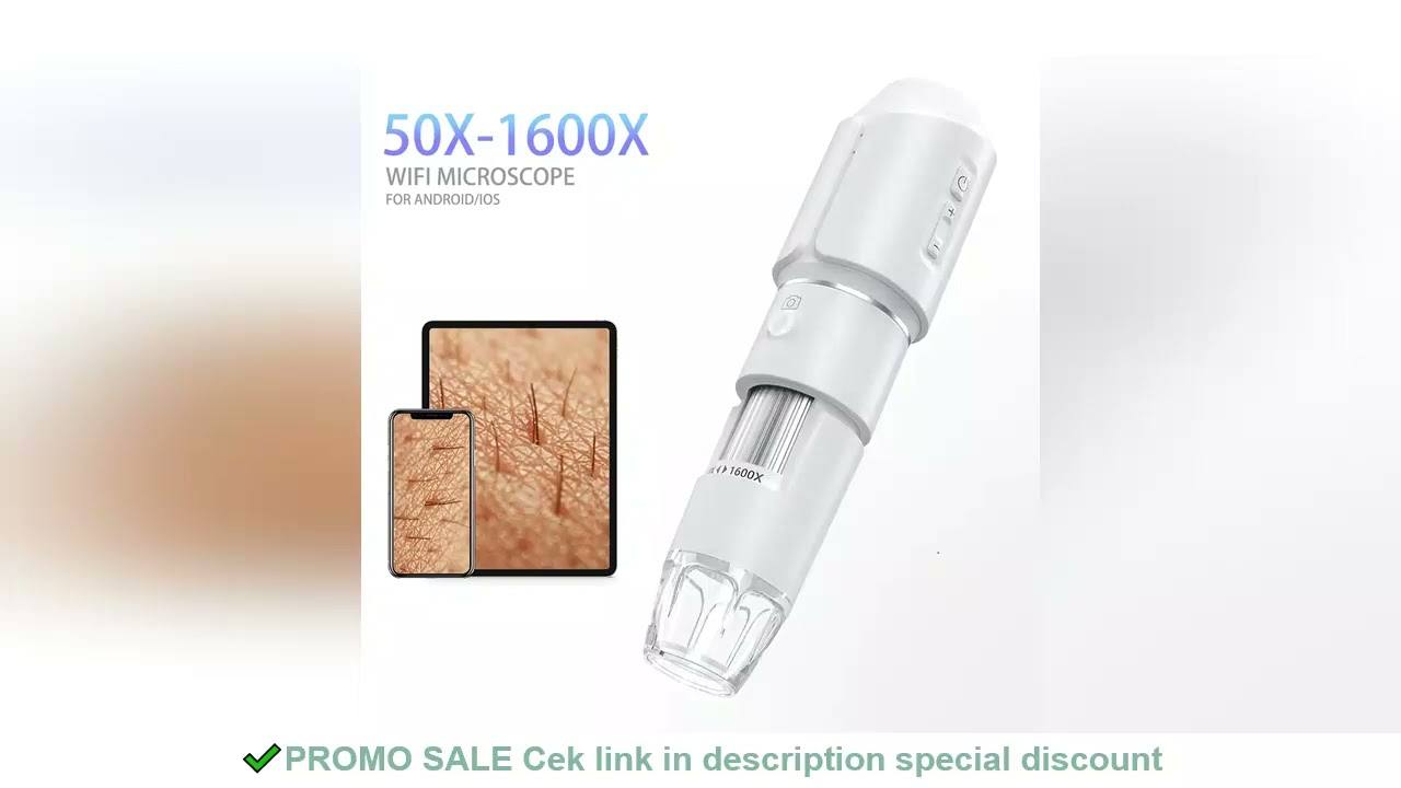 Dodosee 1600X Digital Microscope Beauty Electronic Magnifier Mini Handheld Scalp and Eyebrow Analysi