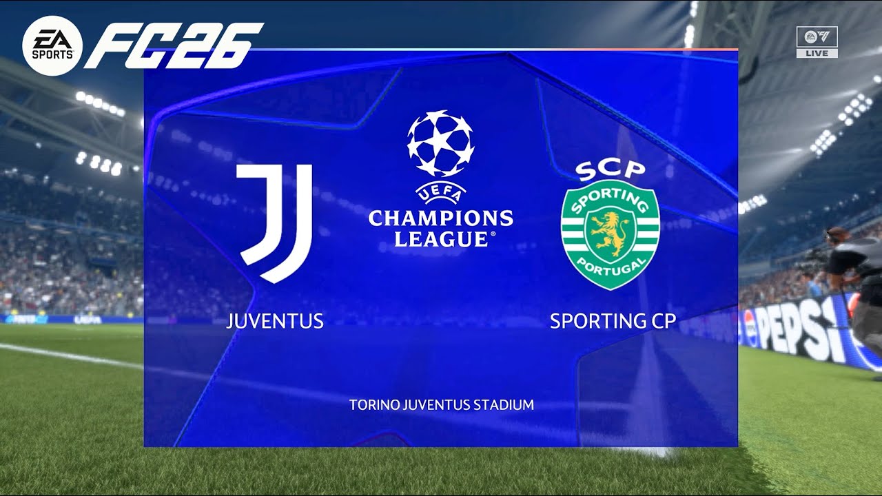 FC 26 - JUVENTUS vs SPORTING LISBON | Champions League 2025/26 Giornata 4 – Chi vincerà?