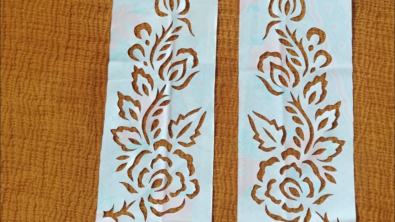 How to cut henna stickers?