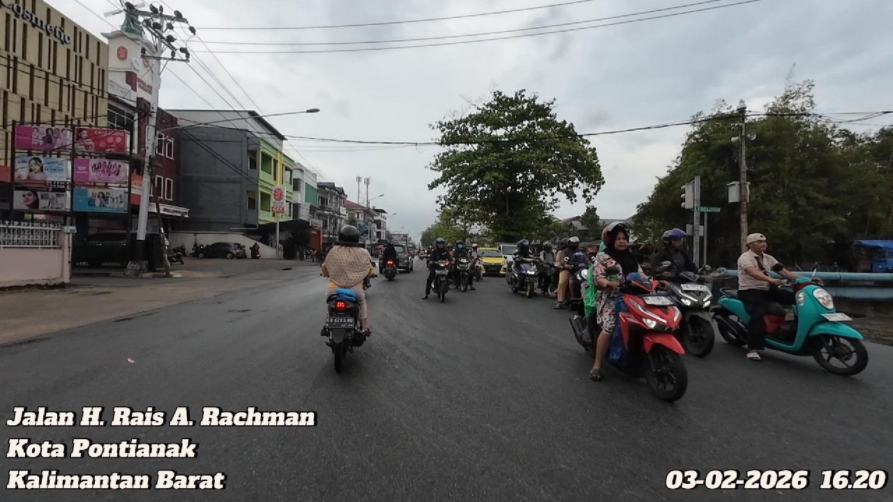 Evening Drive on Jl. H. Rais A. Rachman, Pontianak, Kalimantan Barat | 03-02-2026 16.20