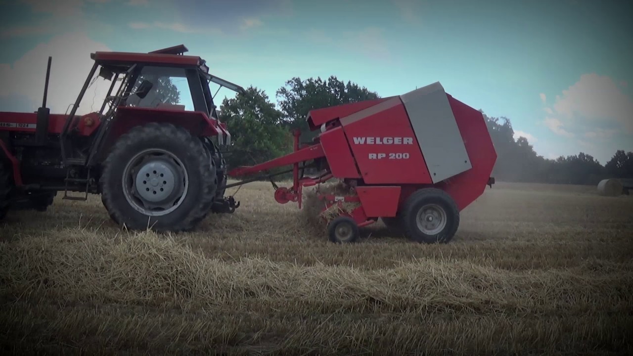 Żniwa 2017! Prasowanie Słomy ㋡|Ursus 1224 |Welger Rp200