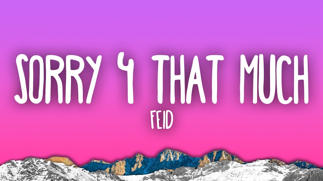 Feid - SORRY 4 THAT MUCH