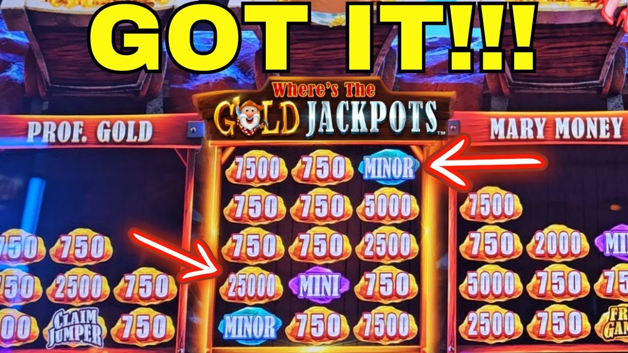 FINALLY GOT THE MASSIVE JACKPOT I WAS LOOKING FOR ON WHERE'S THE GOLD JACKPOTS