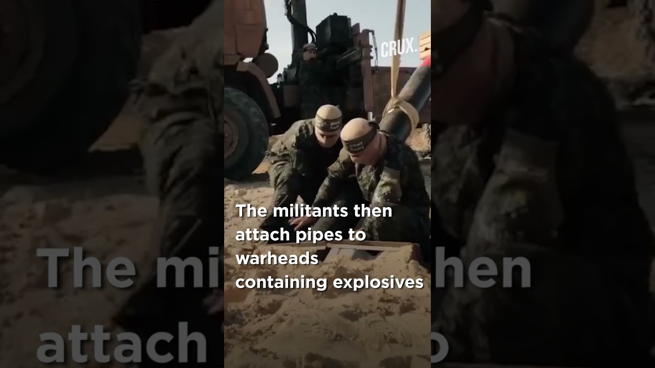 Watch | Gaza Water Pipes Turn Into Hamas&rsquo;s Rockets