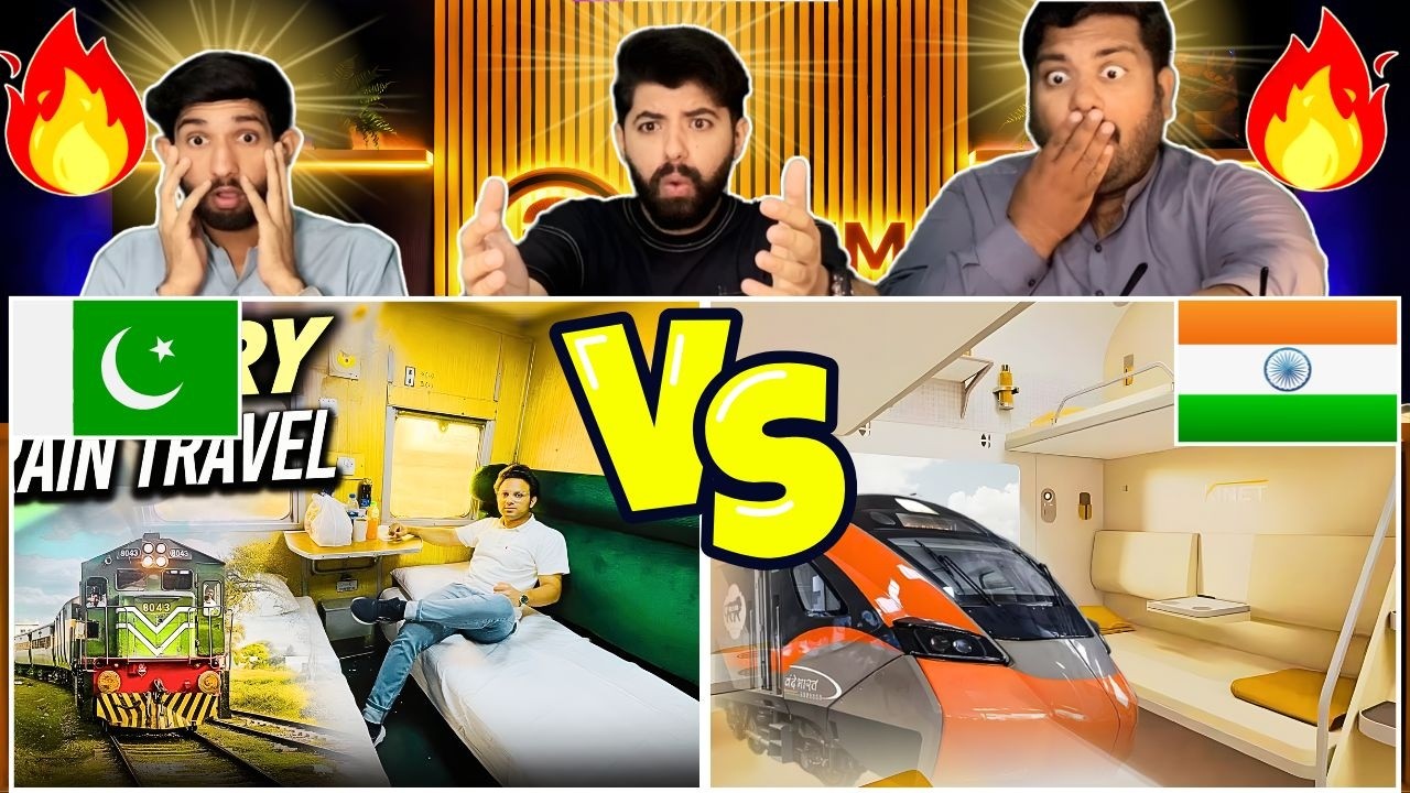 Reaction On Sleeper Class Train Comparison India Vs Pakistan | ट्रेन | Pakistani Reaction🔥