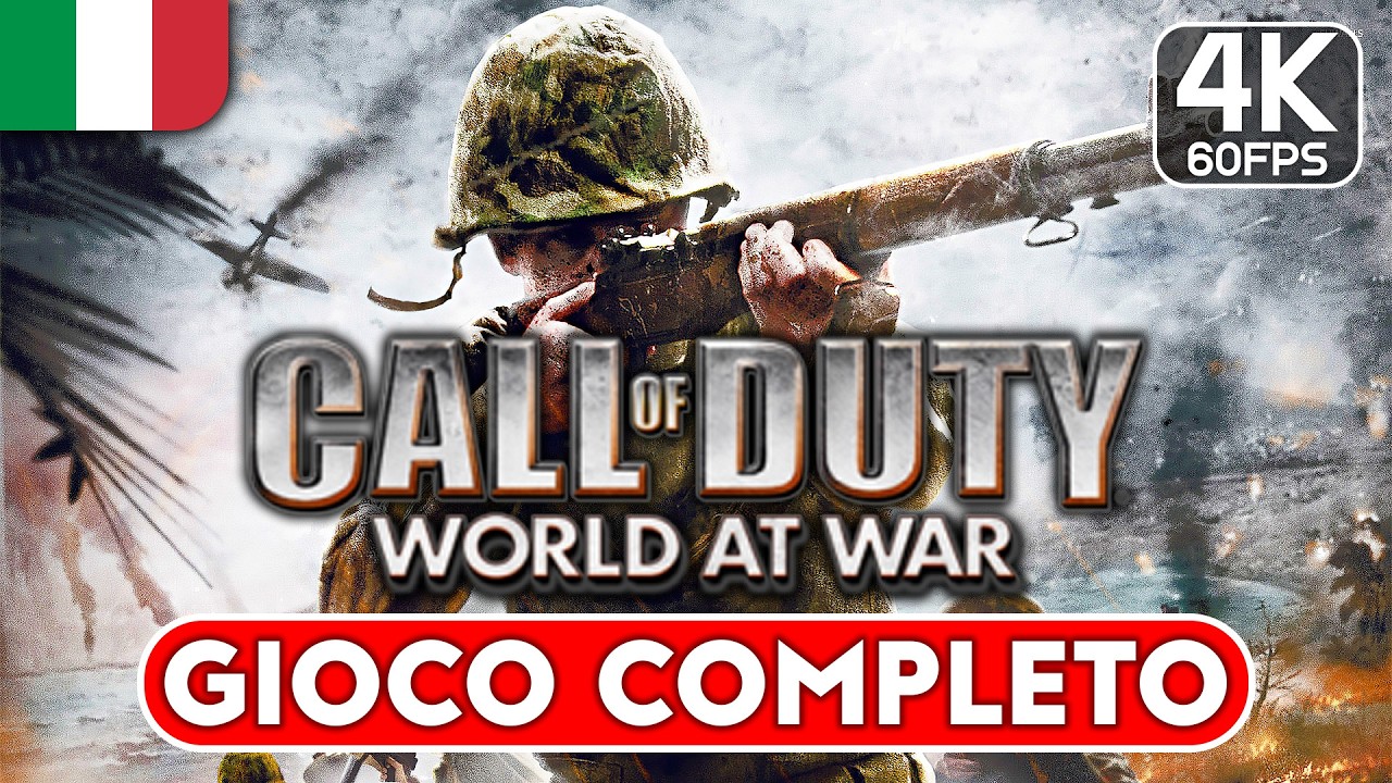 Call Of Duty: World At War (2025) PC - Gioco Completo ITA (No Commentary) 4K60FPS LongPlay Full Game