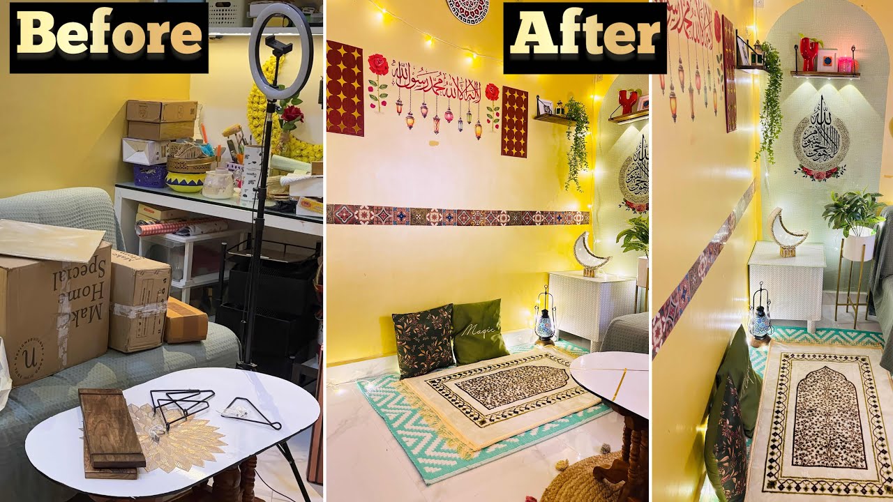 Namaz Corner/Prayer Room Makeover 