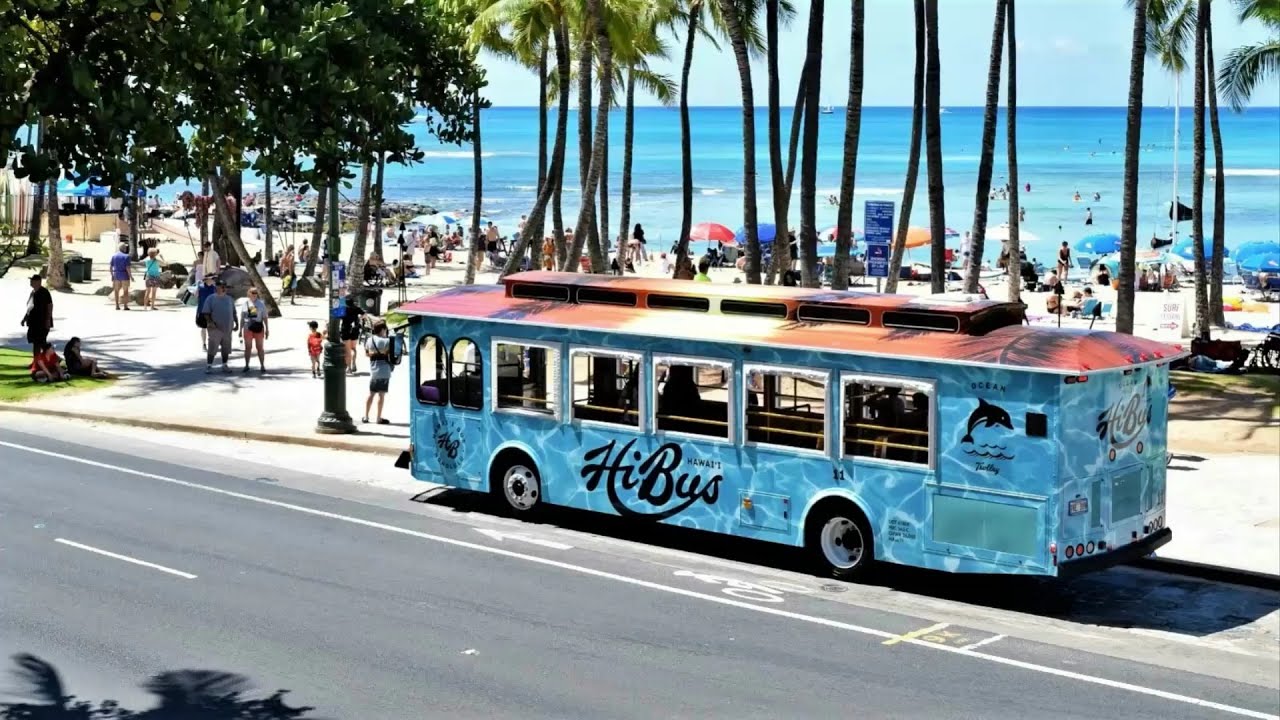 Waikiki Trolley Blue Line - Honolulu Hawaii