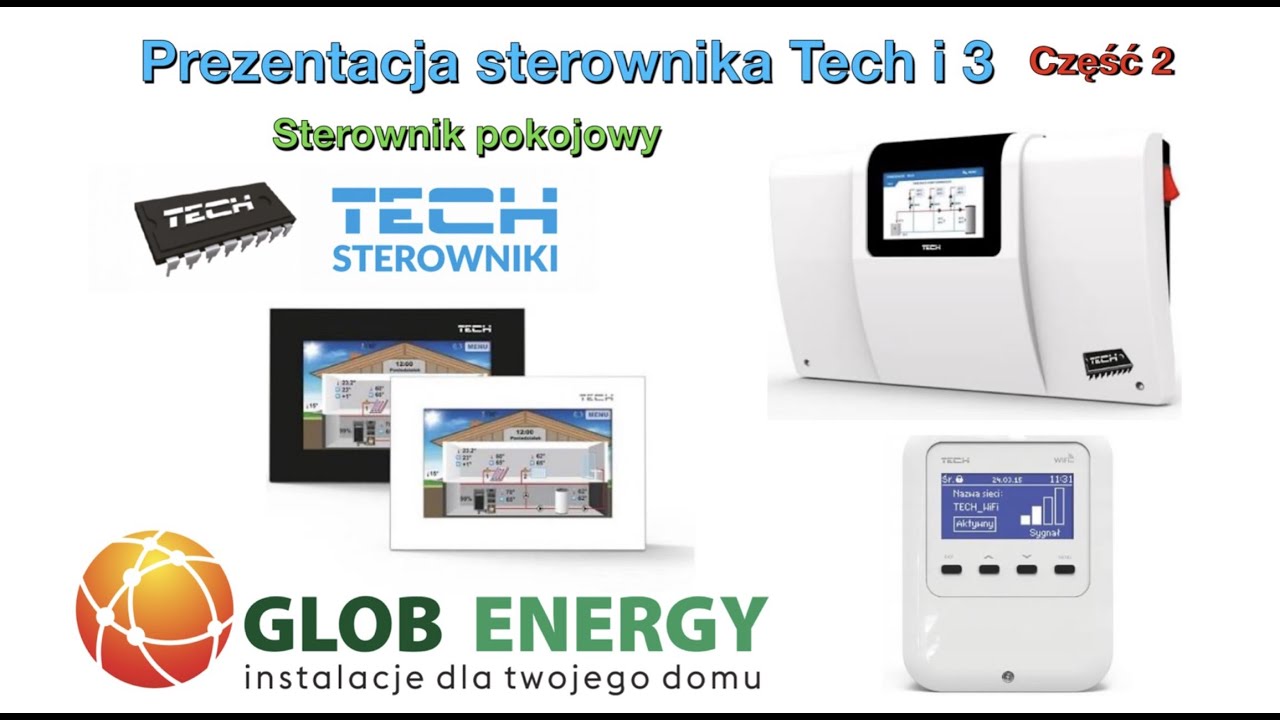Prezentacja sterownika instalacji grzewczej Tech i3 część 2