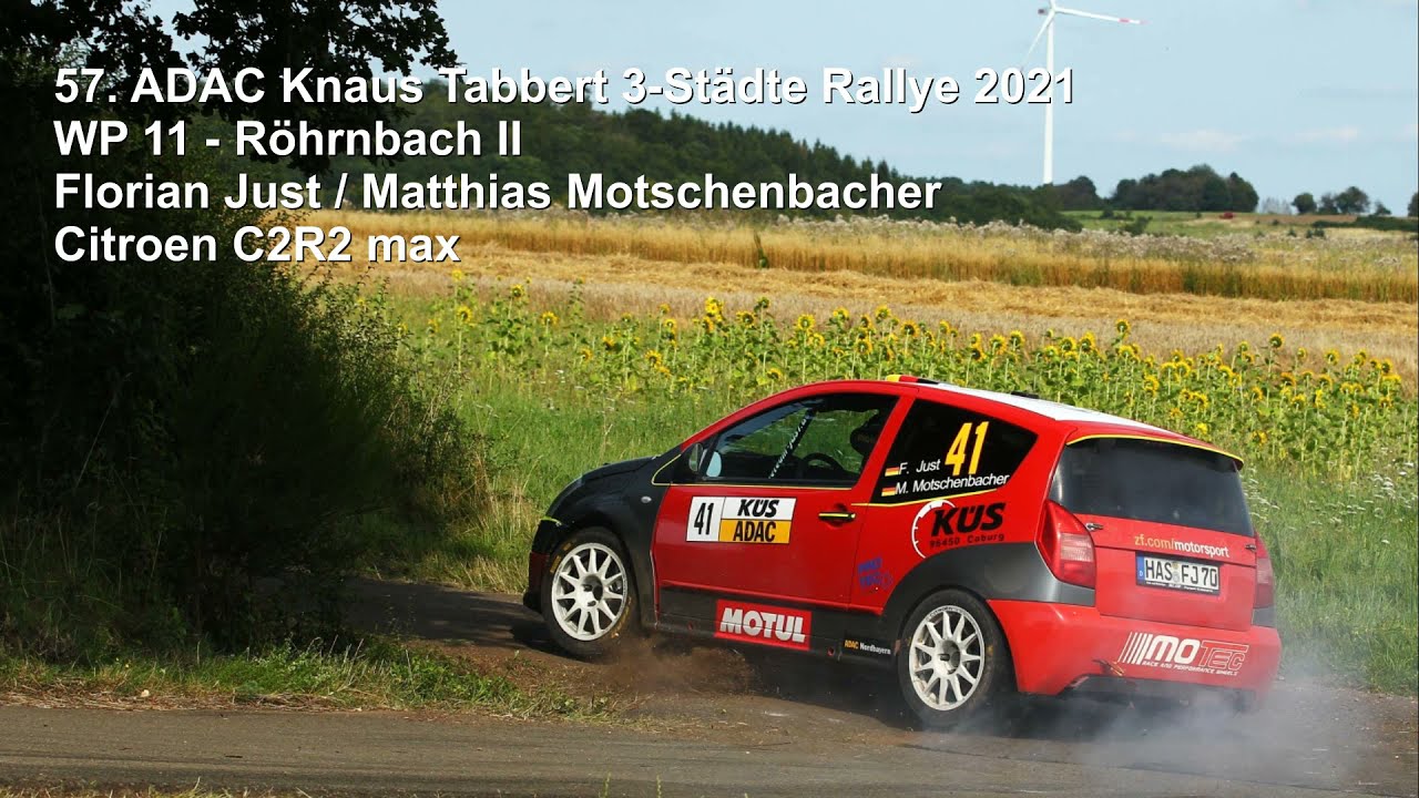 3-Städte Rallye 2021 | WP11 - Röhrnbach II | Just/Motschenbacher | Citroen C2R2max | Onboard