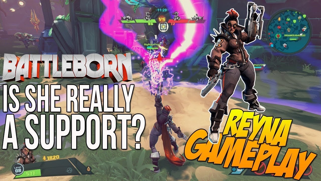 Battleborn Reyna Killstreak Lvl 80+