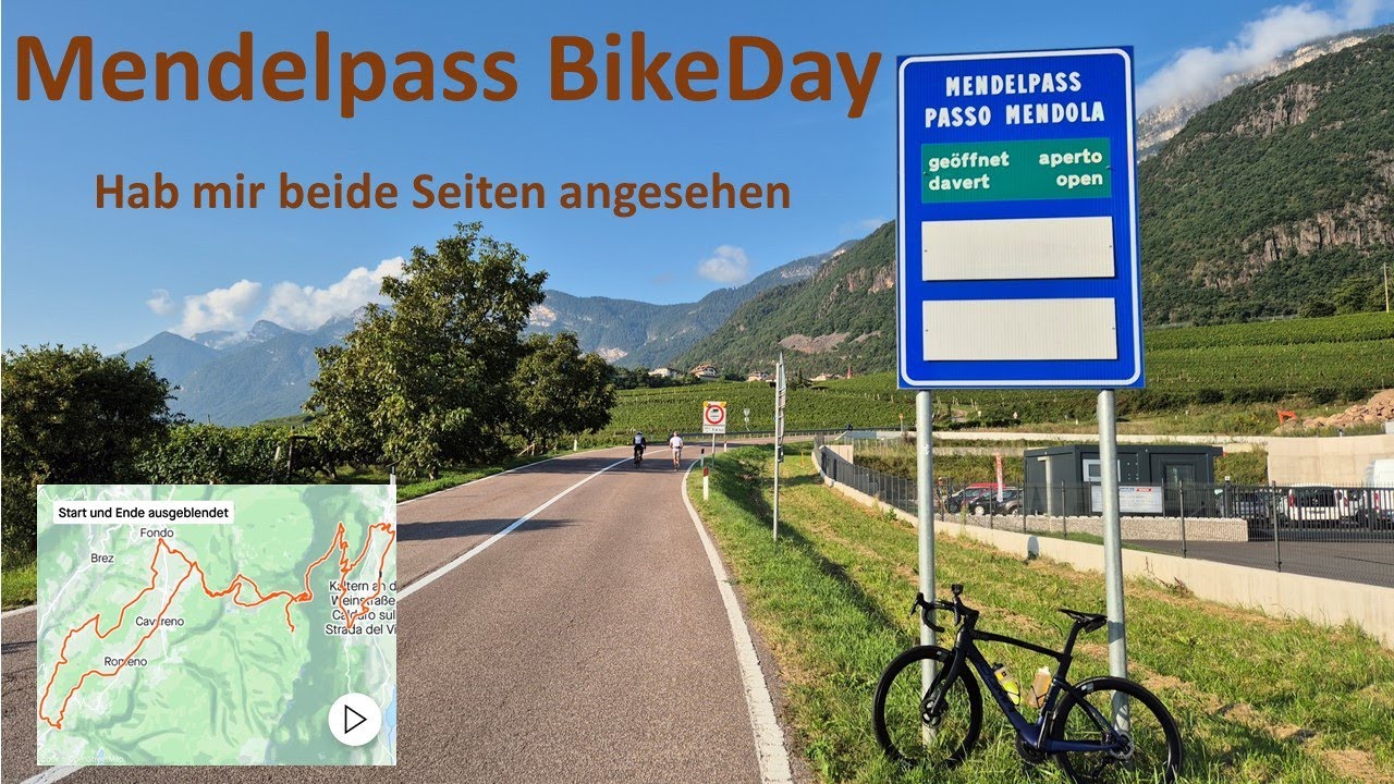 Mendelpass BikeDay - hab mir beide Seiten angesehen