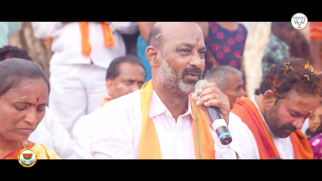bandi sanjay kumar praja sangrama yatra 2 | day 2
