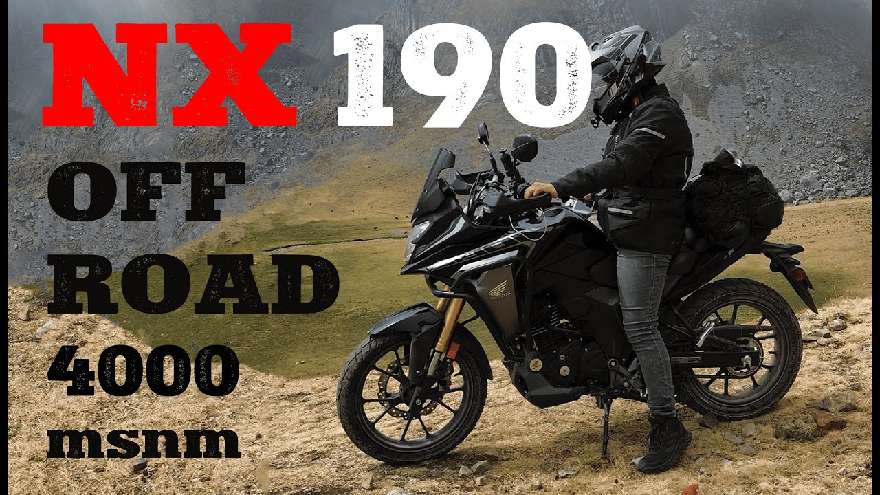 HONDA NX190 OFF ROAD TEST DRIVE / CB200X ES BUENA PARA TROCHA?