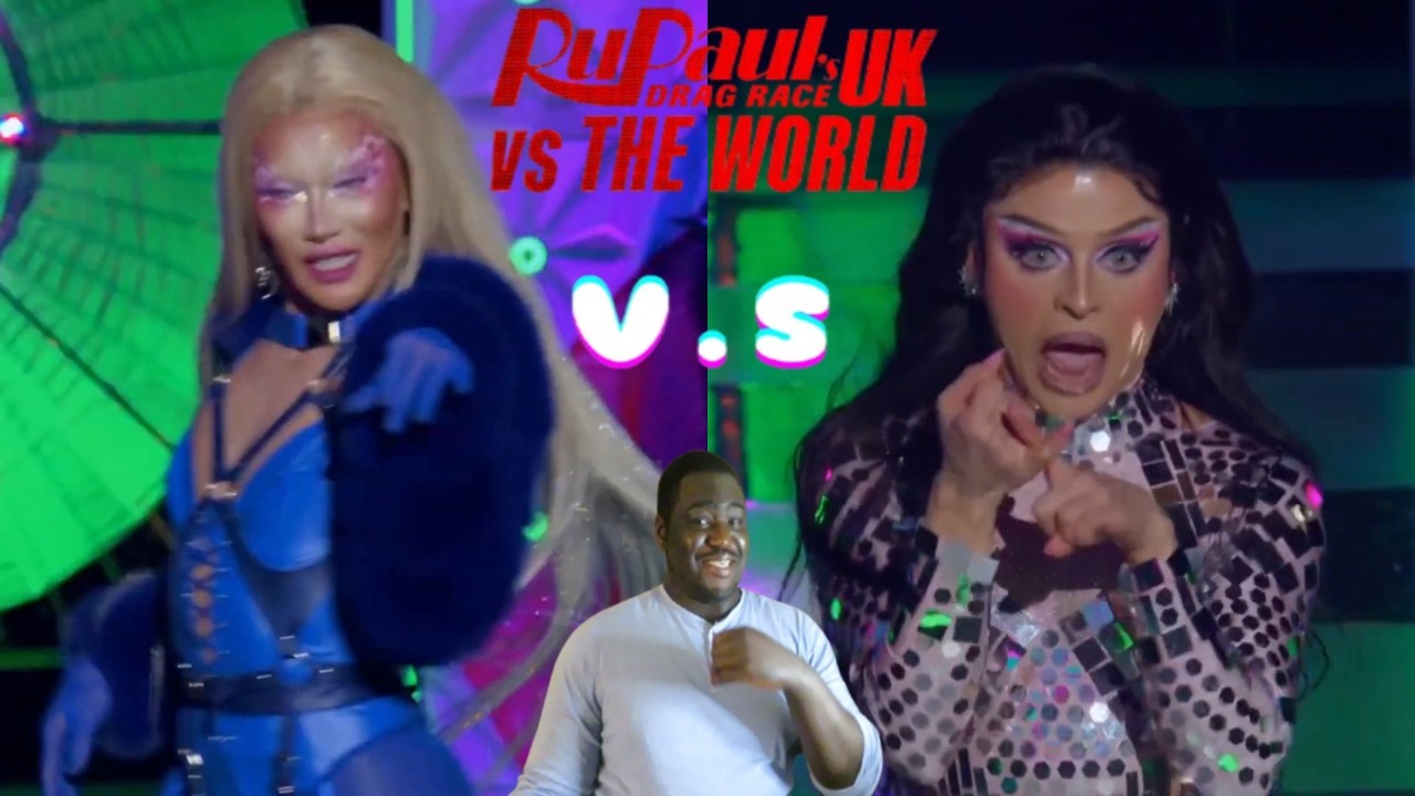 RPDR UK vs. The World Season 3 Episode 3 Lipsync Reaction + ELIM | Minty Fresh vs. Fontana