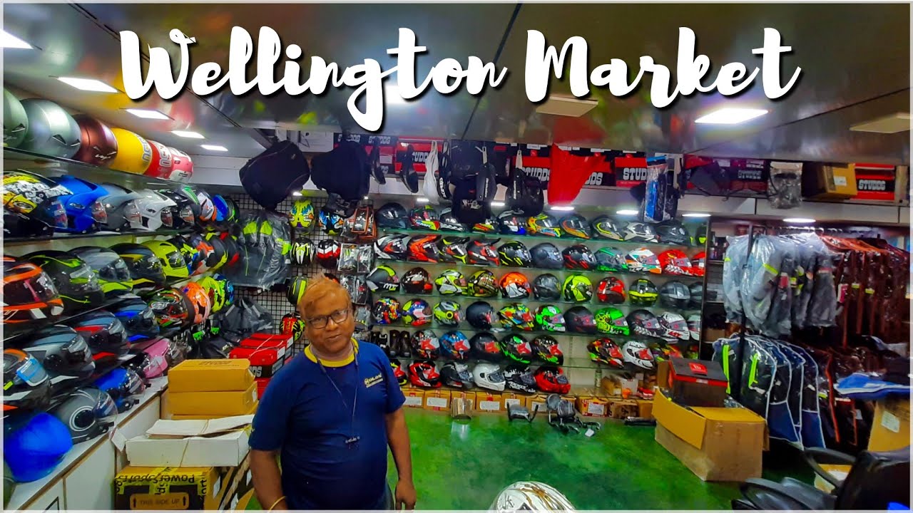 Wellington Street Bike Market | Buying Riding Gear With Self-earned Money | Kolkata | Bangla Vlog
