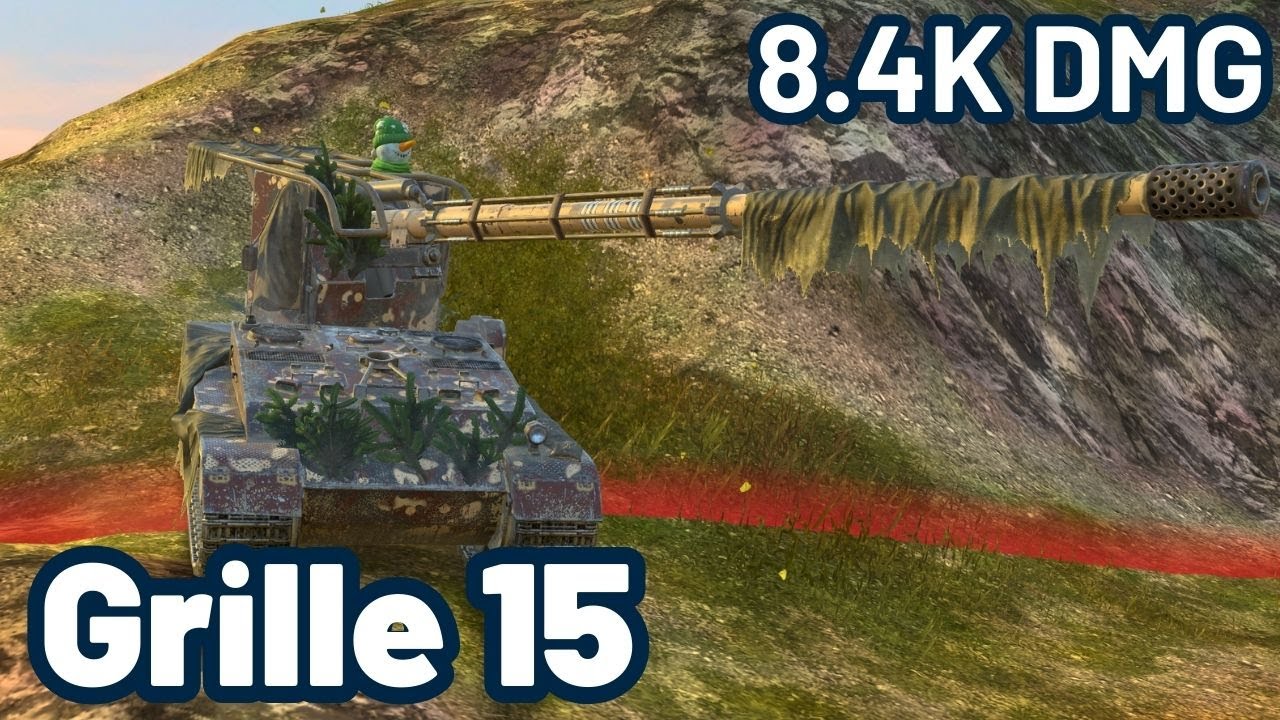 Grille 15 | 8.4K DAMAGE | 3 KILLS | WOT Blitz Pro Replays