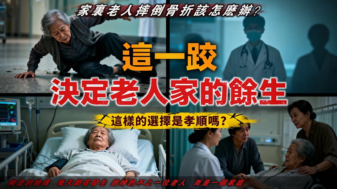 家裡老人摔倒骨折該怎麼辦？這一跤，為什麼可能決定老人家的餘生？