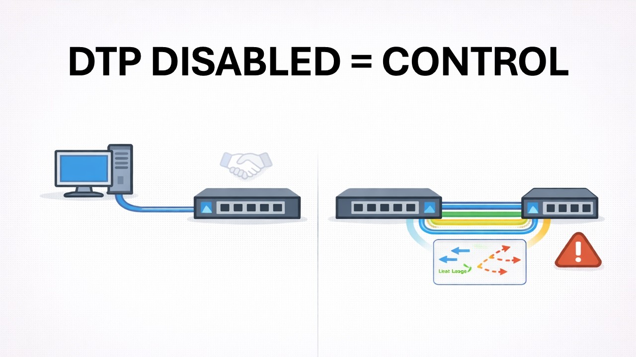 Dynamic Trunking Protocol DTP Explained (CCNA 2): Why Trunks Form Automatically