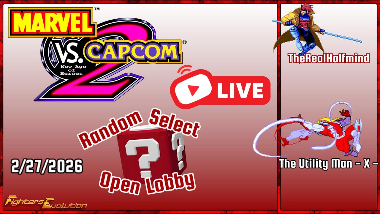 Friday Night MvC2 Open Random Select Lobby