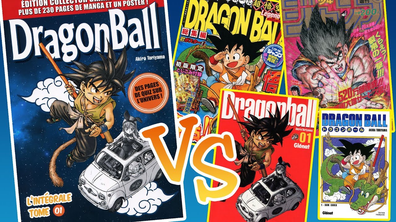Quelle est la meilleure édition de DragonBall en manga papier ?