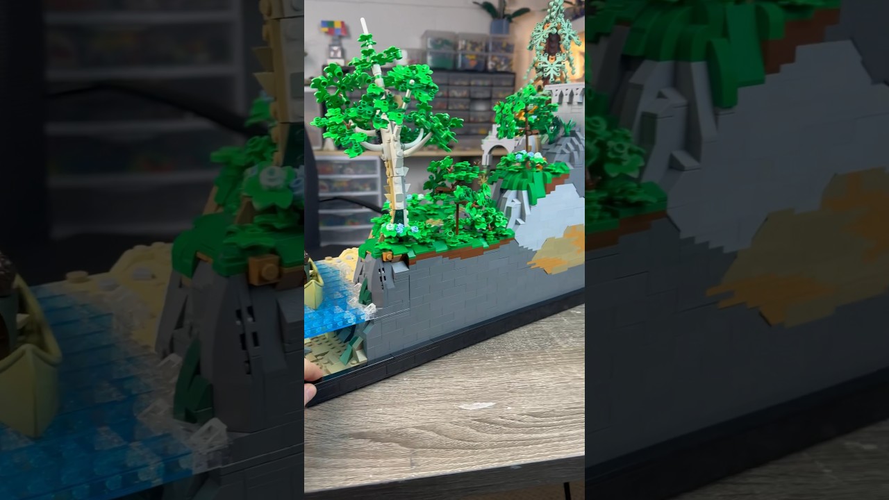 LEGO MOC landscape building #lego #legomoc #legolotr #afol