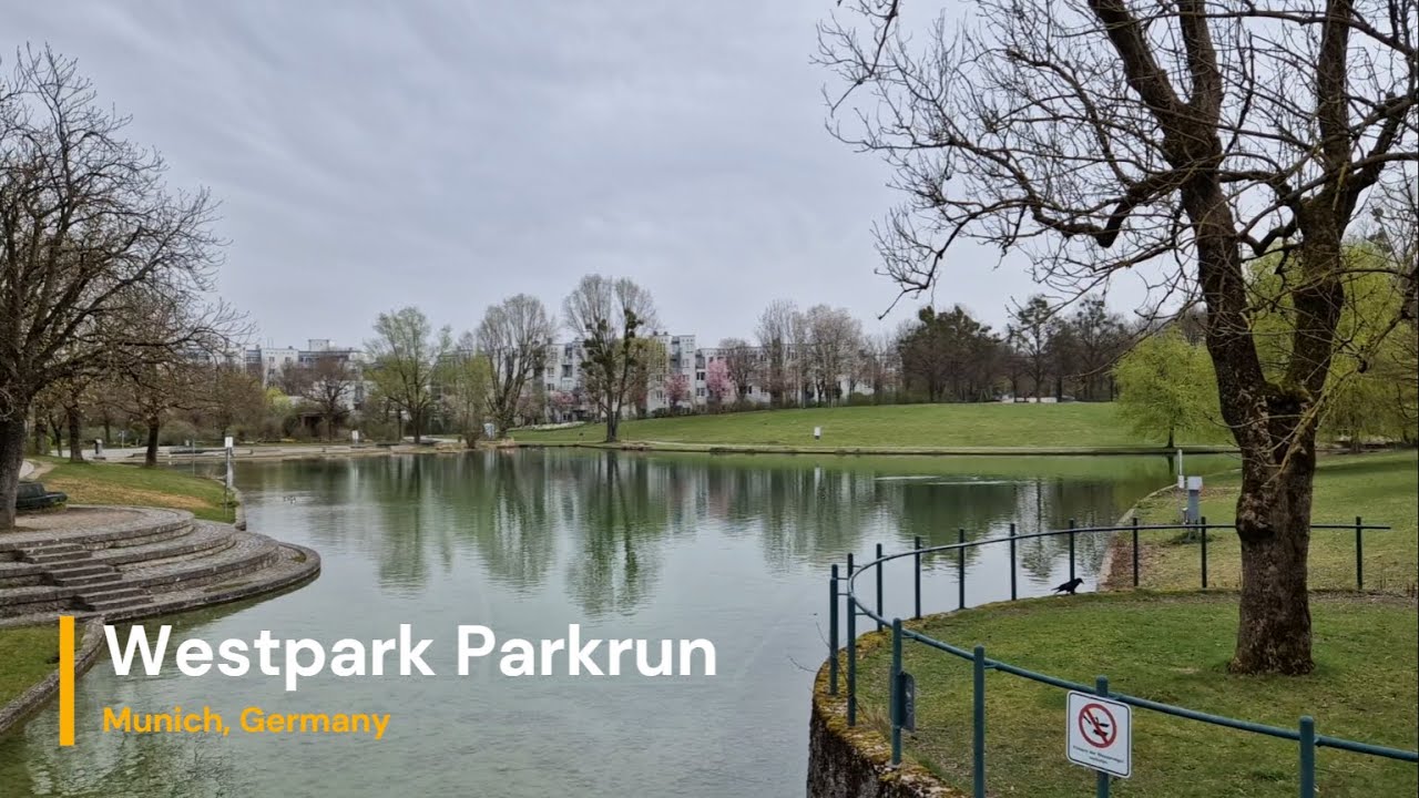 My first ever Parkrun in Germany at Westpark, Munich
