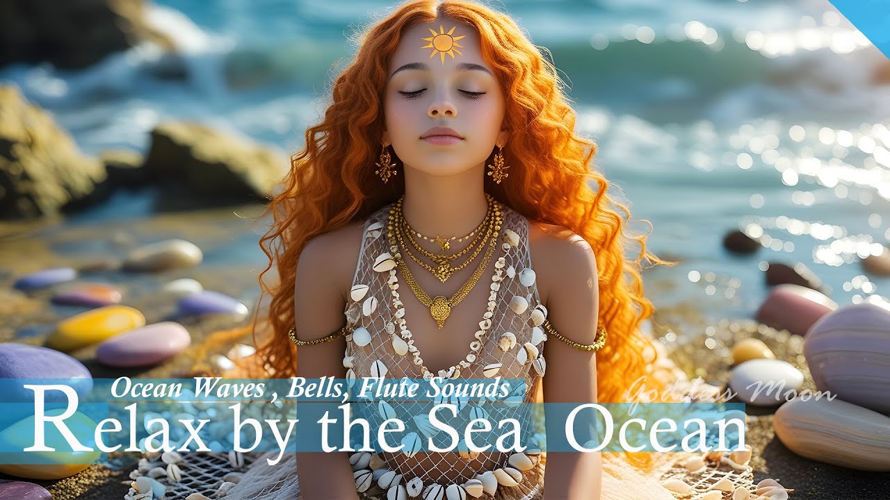 Relax by the Sea  Ocean Waves Sounds, Stress Relief