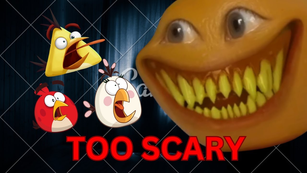 Final VRV: Red Chuck and Matilda's Reaction to Annoying Orange's Analog Horror Face