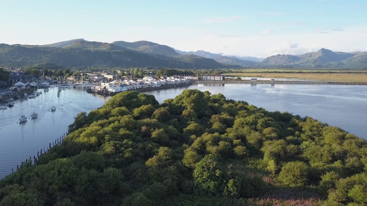 Porthmadog from the air