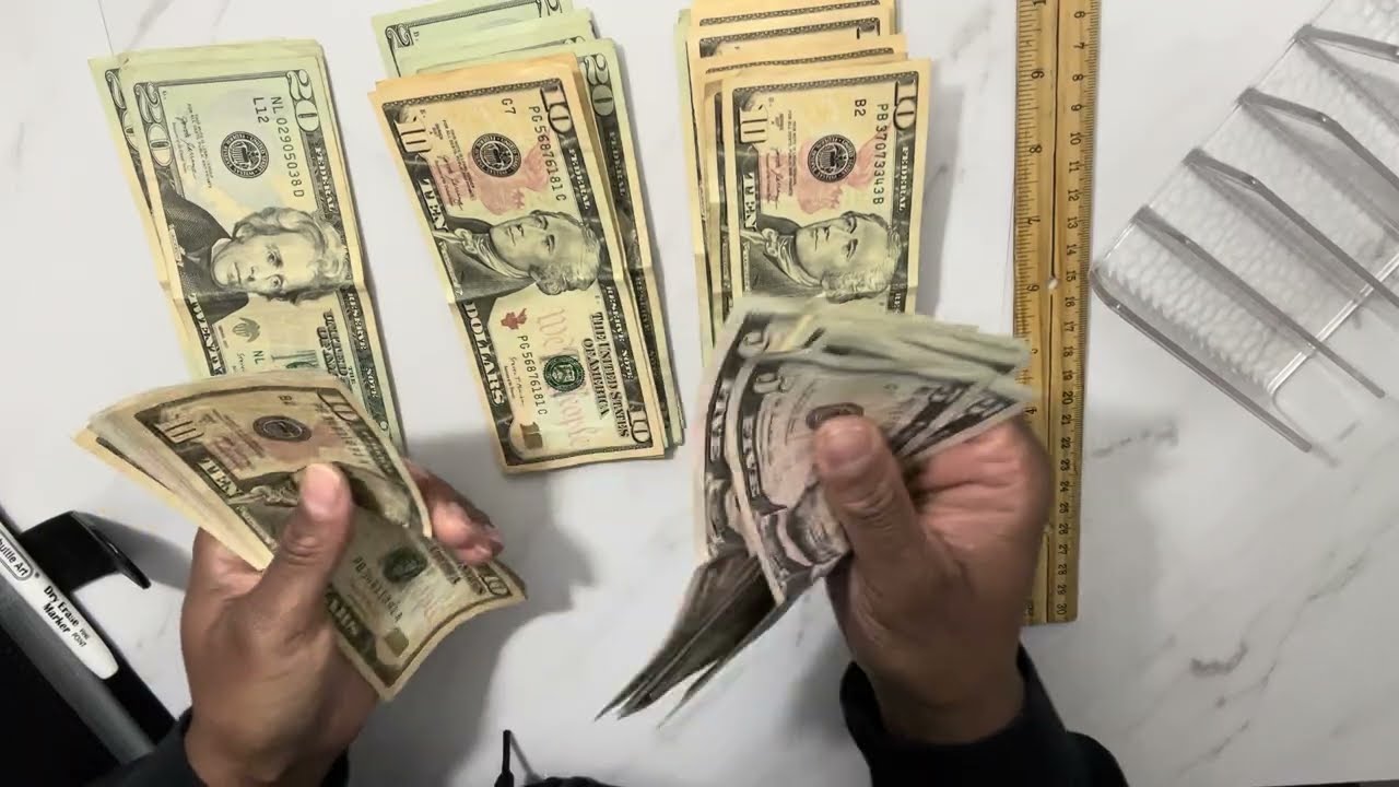 REALLOCATED AND CASH STUFFING MY 100 ENVELOPE SAVINGS CHALLENGE 