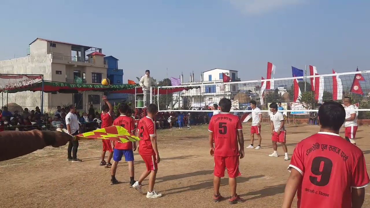 Purbi chitwan pun samaj bhawan ma pun jati ko vallyball birendra nagar vs amritpani